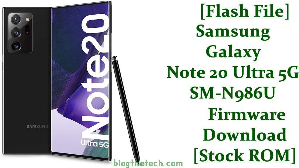 Samsung Galaxy Note 20 Ultra 5G SM N986U