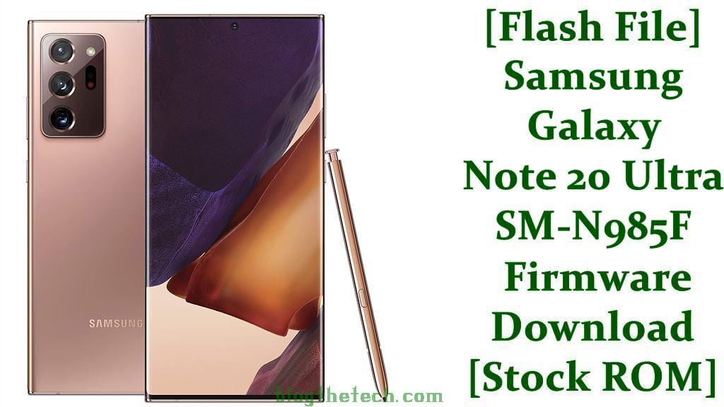Samsung Galaxy Note 20 Ultra SM N985F