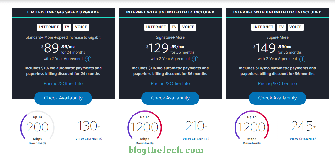 Xfinity Triple Play – Saver Pro Plus