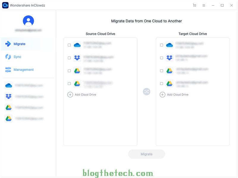 Migrate Data from One Cloud to another