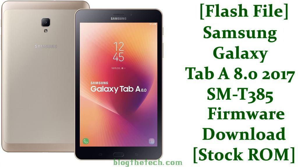 Samsung Galaxy Tab A 8.0 2017 SM T385