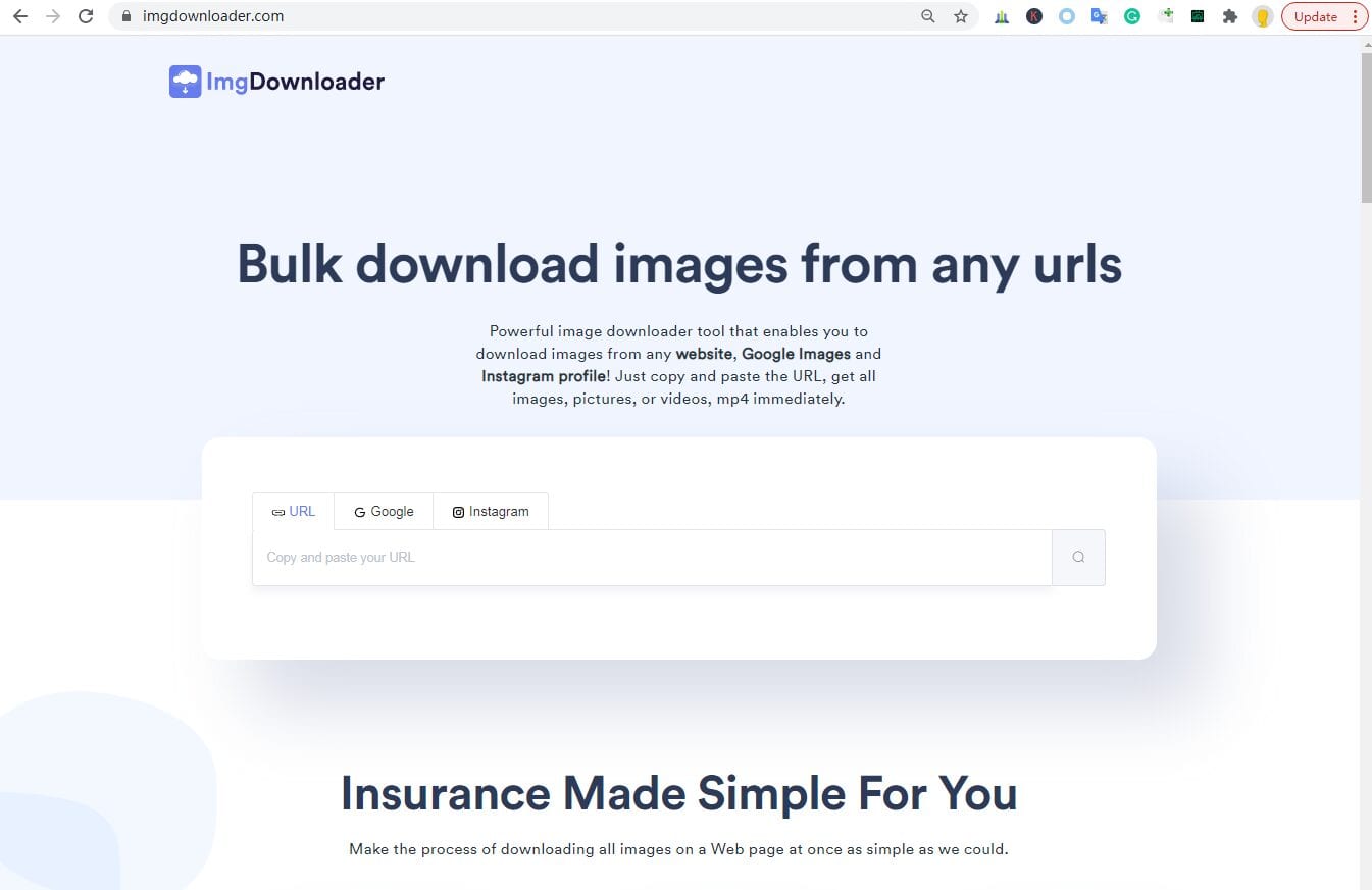 Overview of IMG Downloader