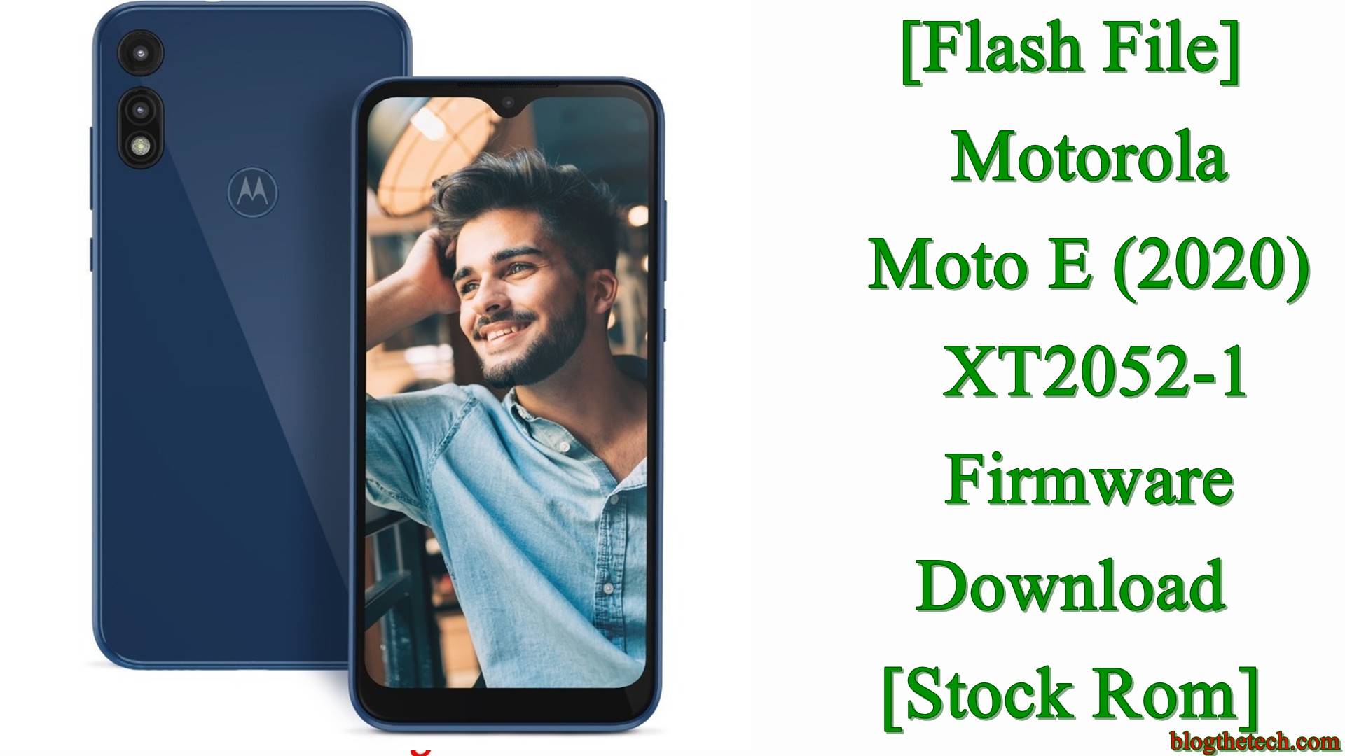Motorola Moto E (2020) XT2052-1 Firmware