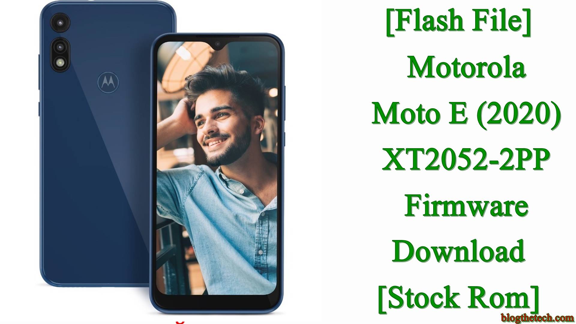 Motorola Moto E (2020) XT2052-2PP Firmware
