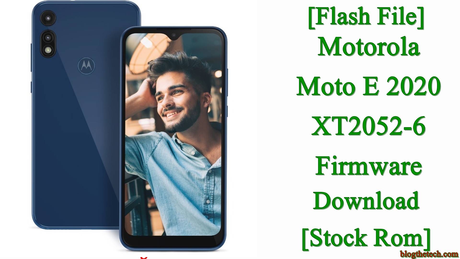 Motorola Moto E 2020 XT2052-6 Firmware