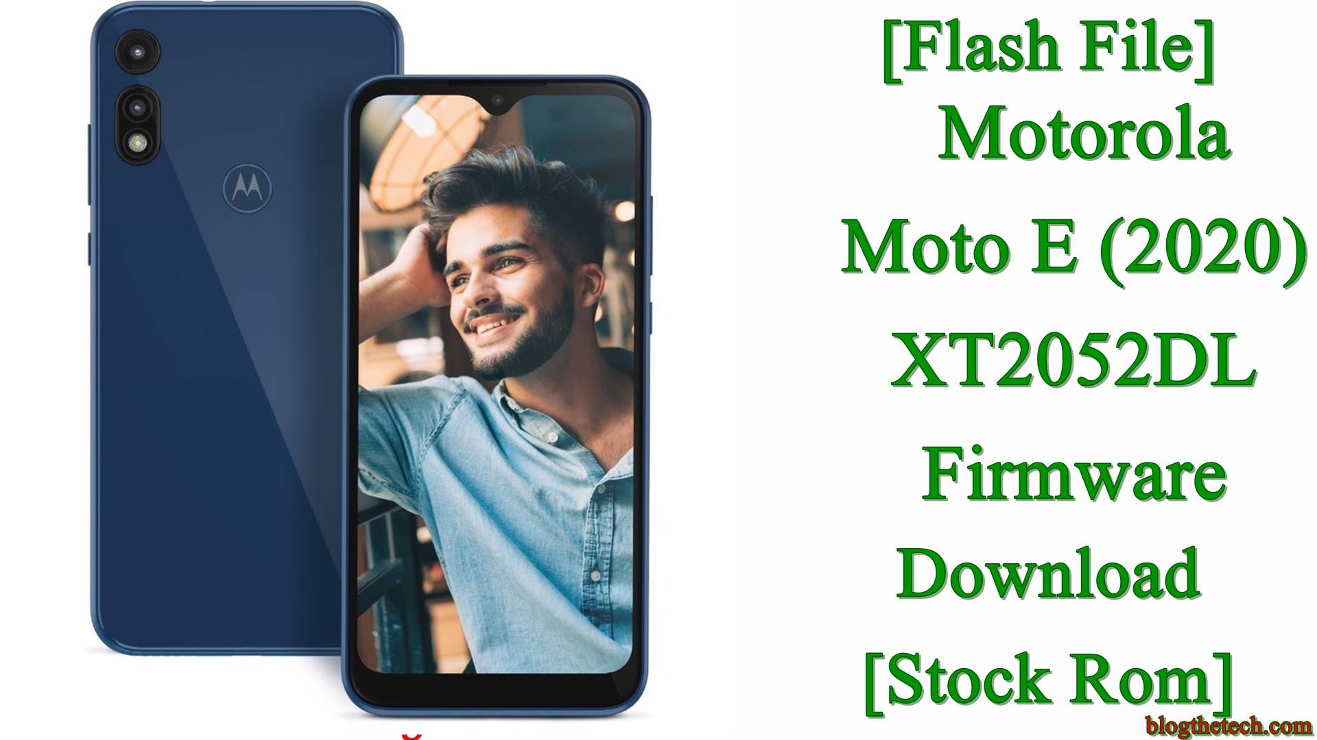 Motorola Moto E (2020) XT2052DL Firmware