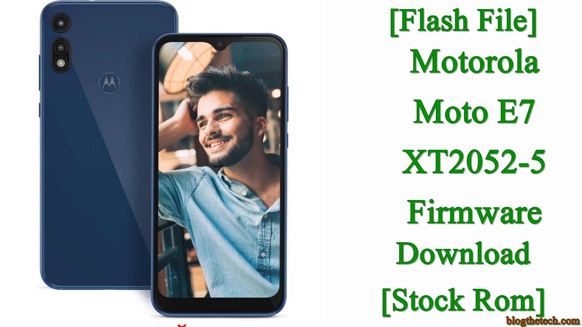 Motorola Moto E7 XT2052-5 Firmware