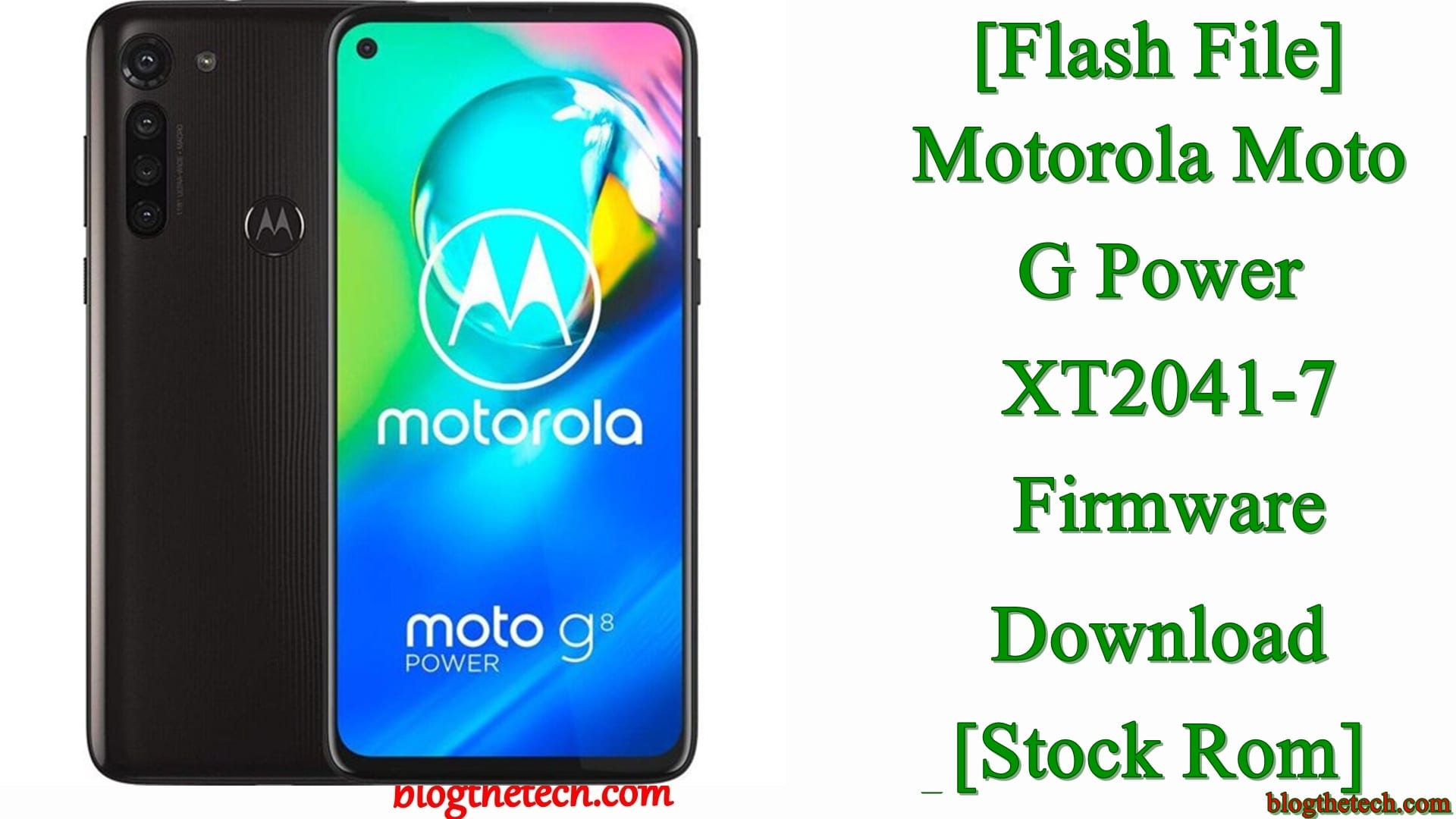 Motorola Moto G Power XT2041-7 Firmware