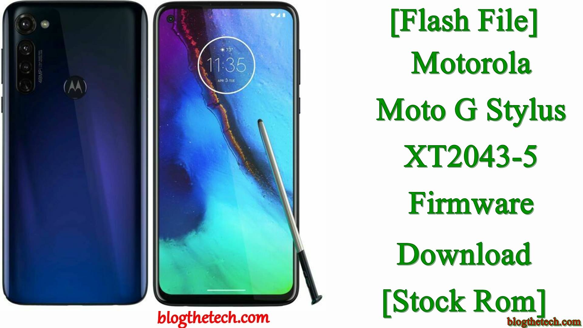 Motorola Moto G Stylus XT2043-5 Firmware
