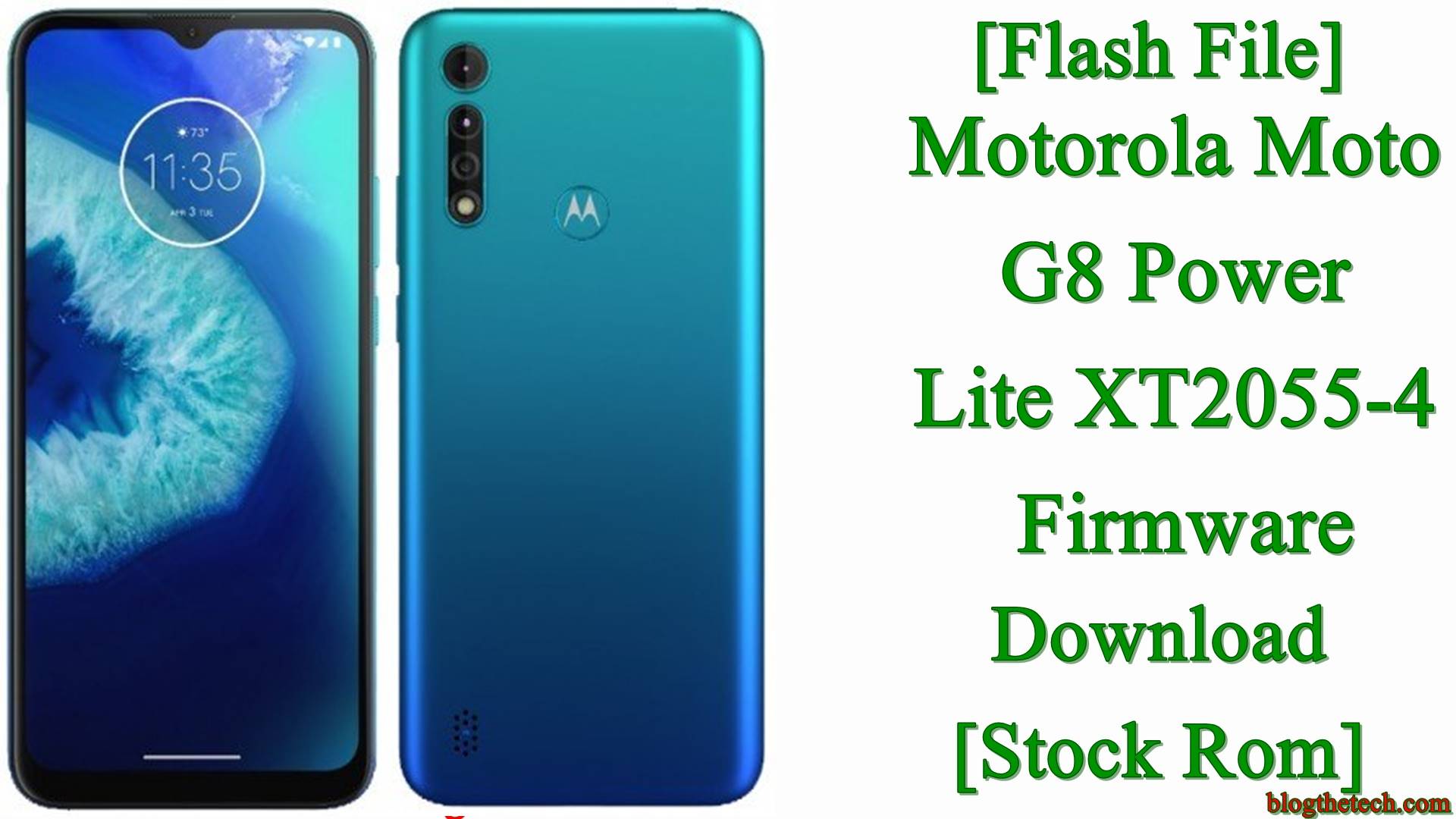 Motorola Moto G8 Power Lite XT2055-4 Firmware