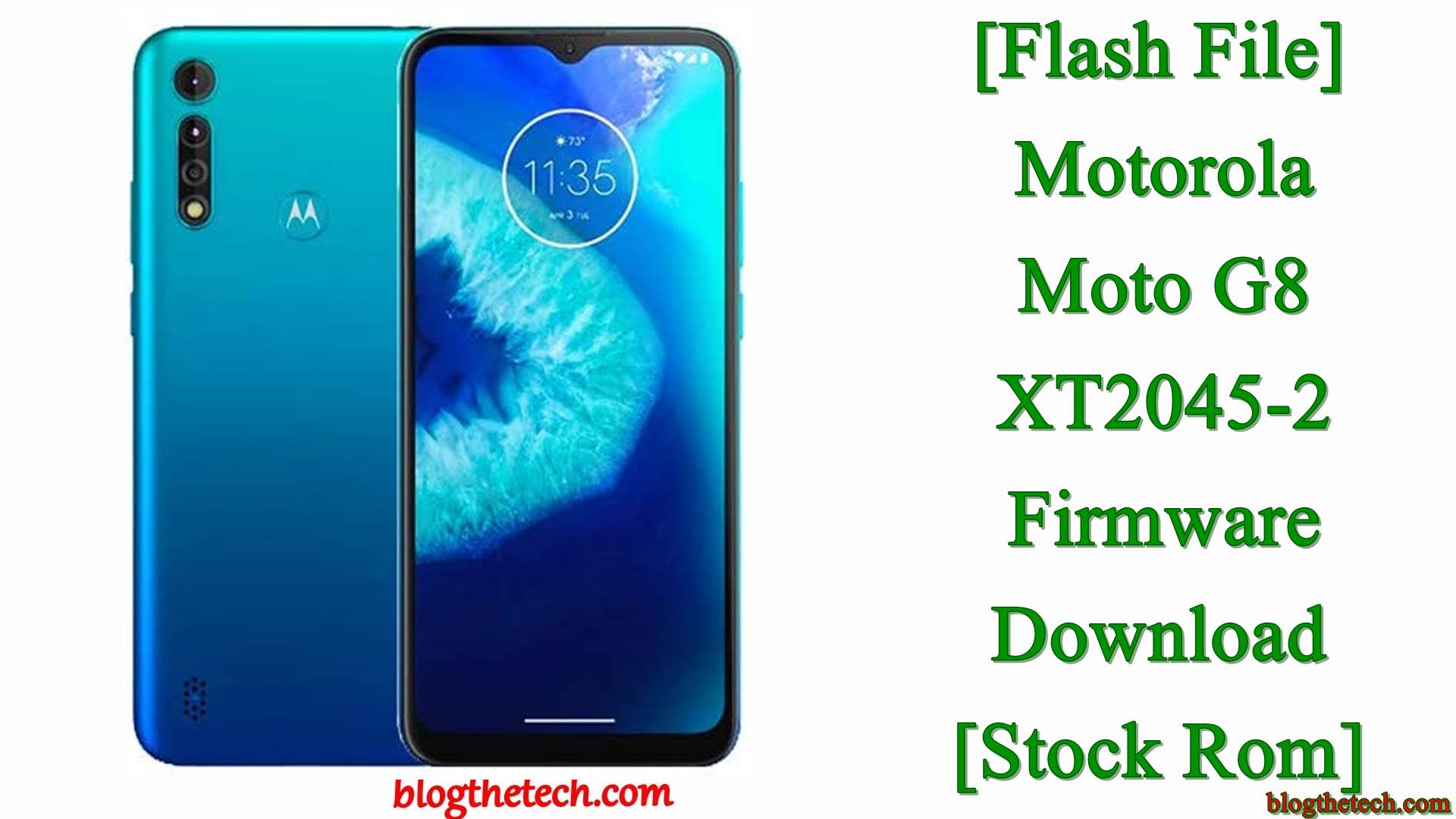 Motorola Moto G8 XT2045-2 Firmware