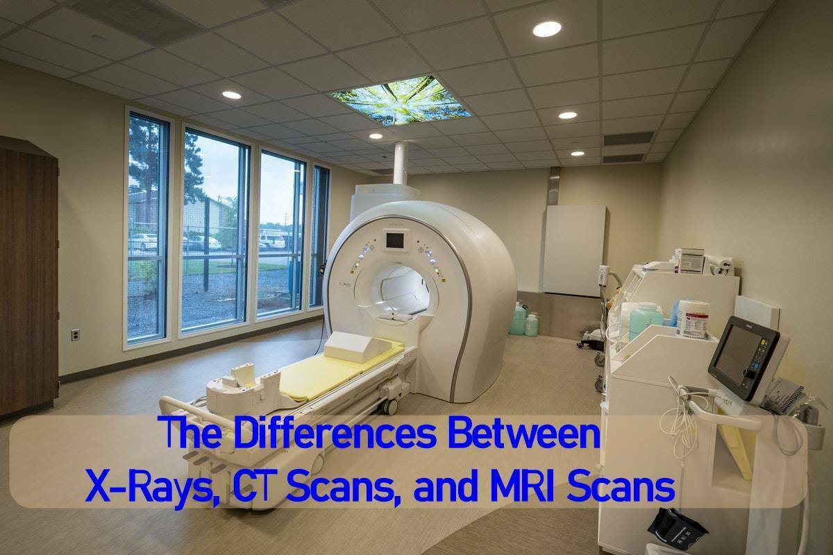 The Differences Between X-Rays, CT Scans, and MRI Scans