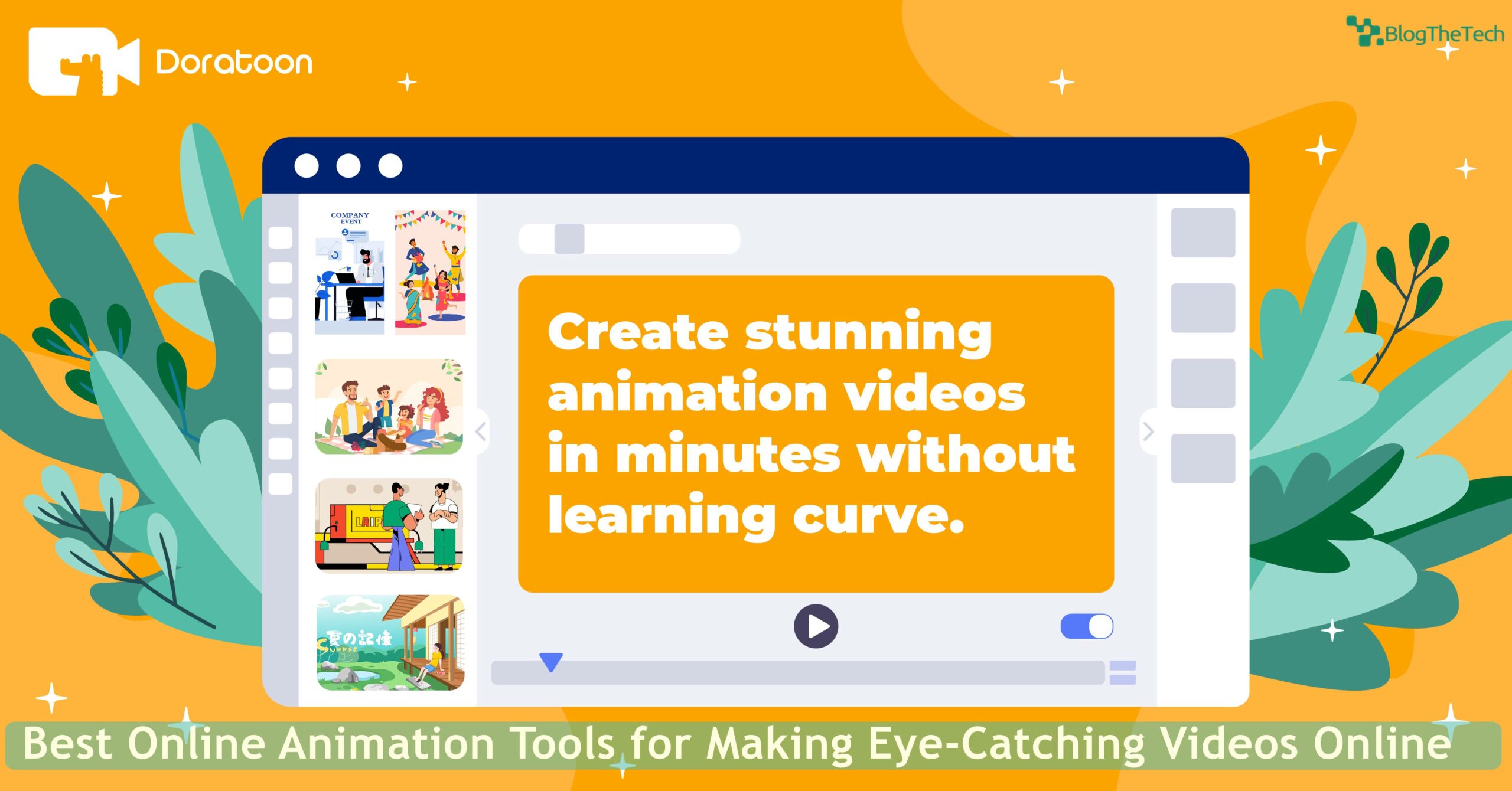 Best Online Animation Tools for Making Eye Catching Videos Online