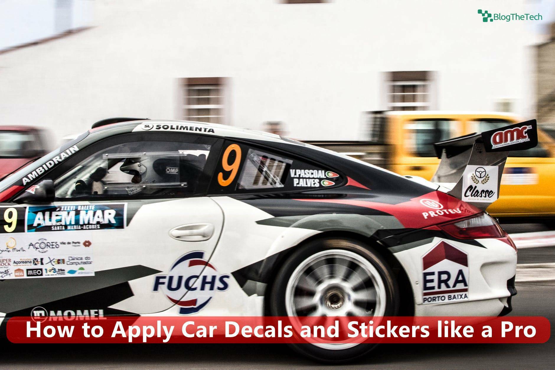 How to Apply Car Decals and Stickers like a Pro
