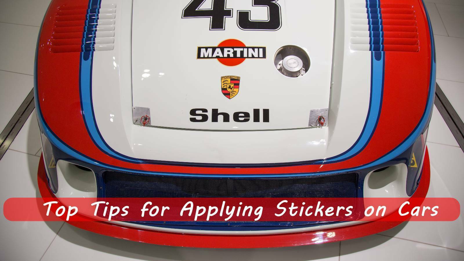 Top Tips for Applying Stickers on Cars