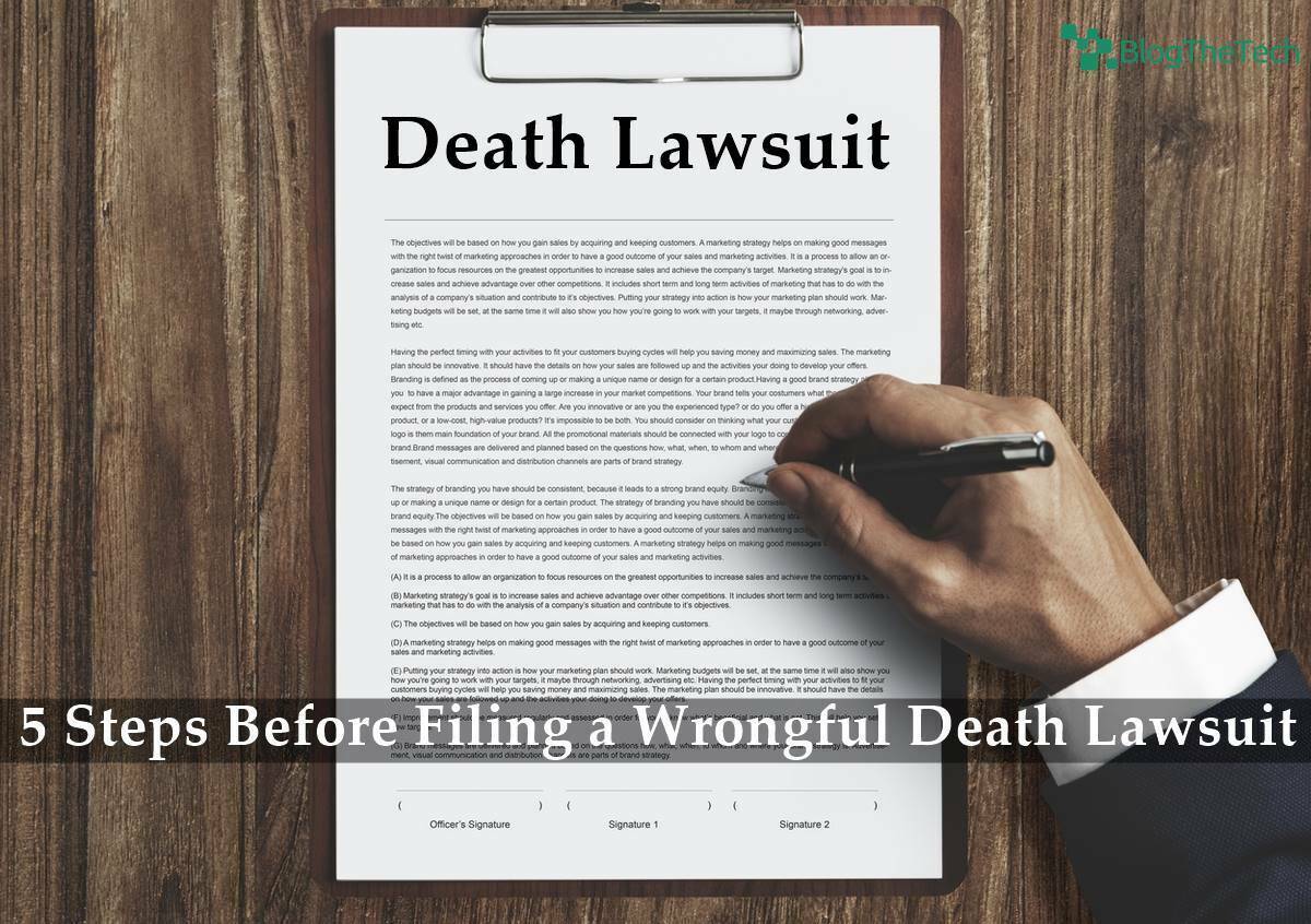 5 Steps Before Filing a Wrongful Death Lawsuit