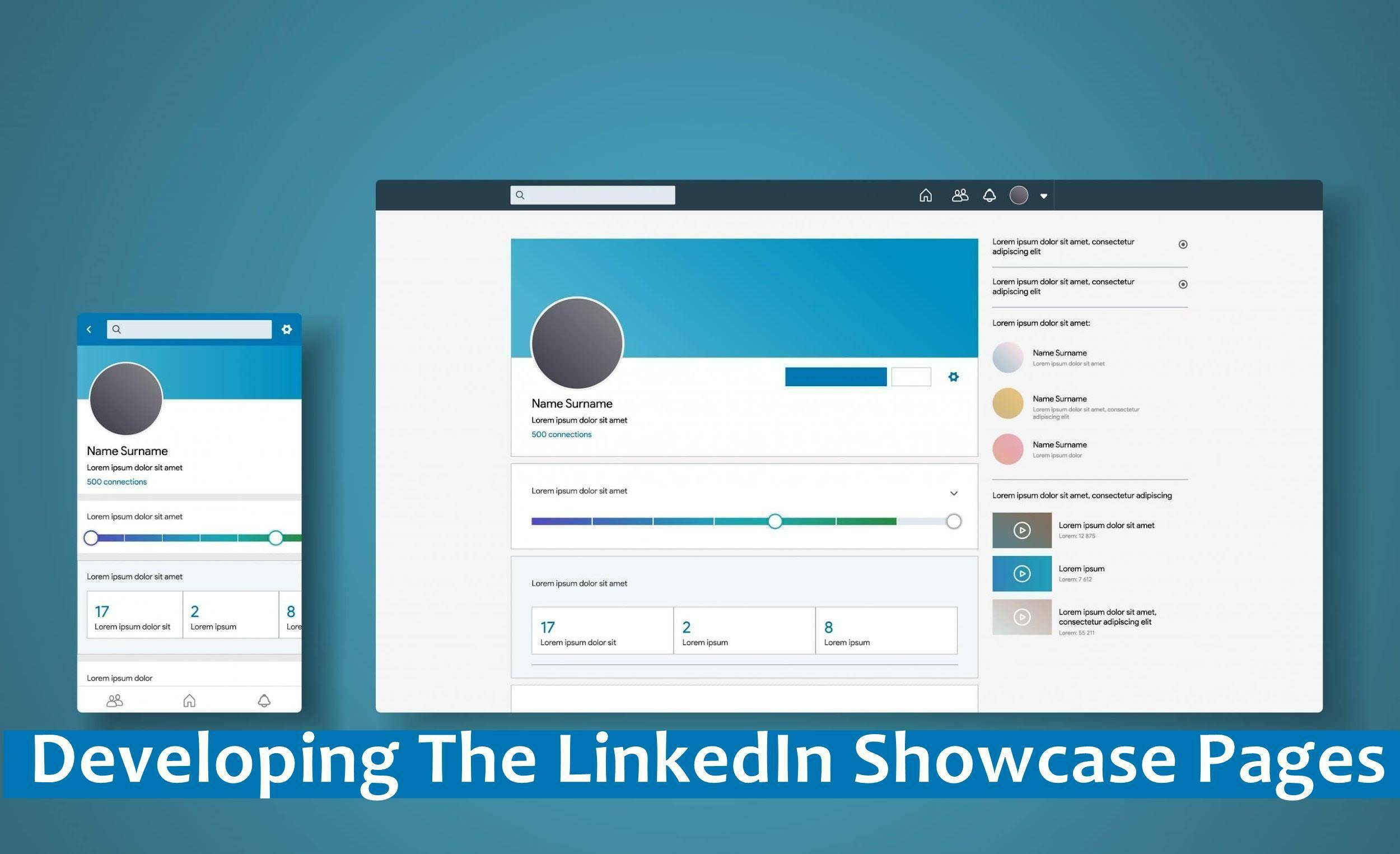 Developing The LinkedIn Showcase Pages