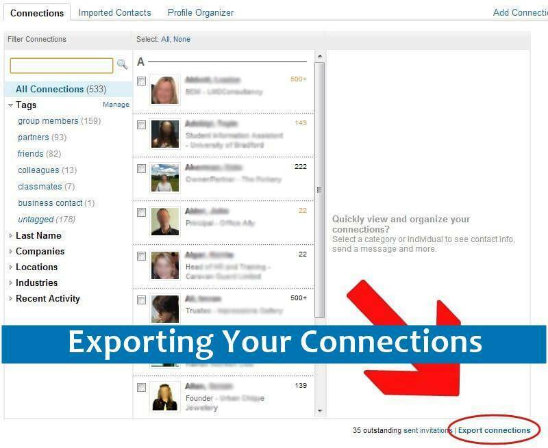Exporting Your Connections