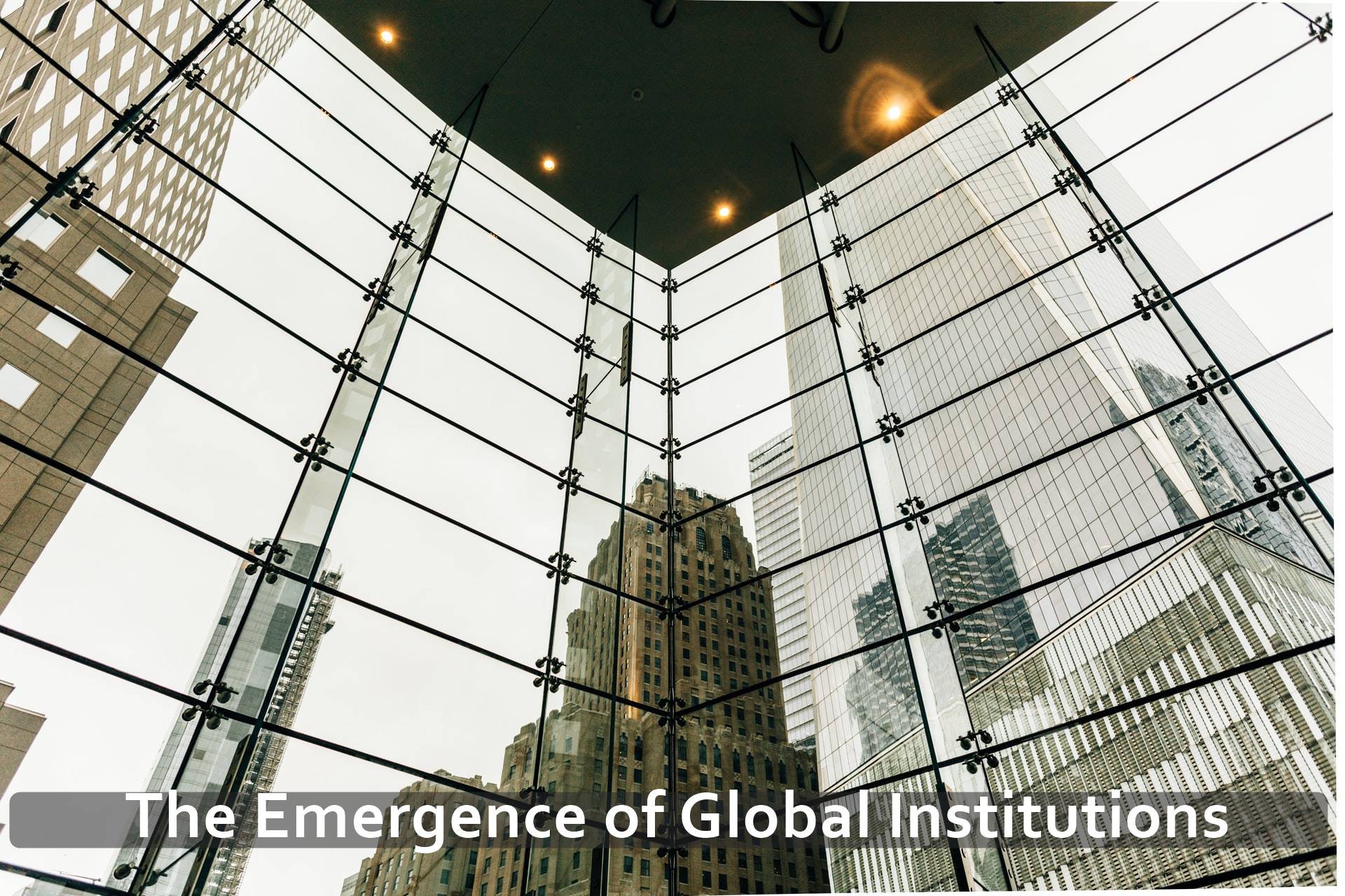The Emergence of Global Institutions