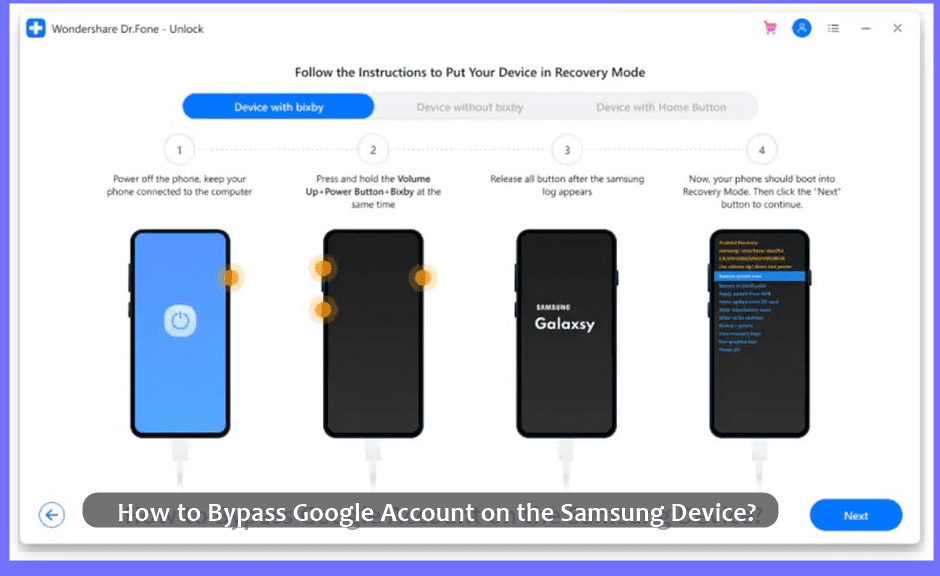 How to Bypass Google Account on the Samsung Device