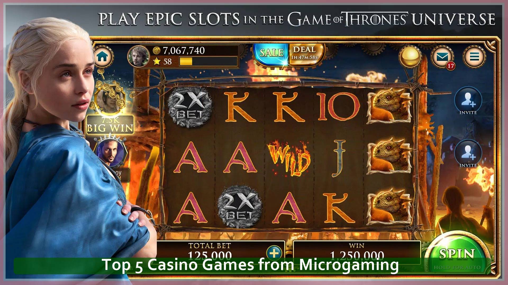 Top 5 Casino Games from Microgaming