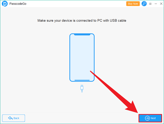 connect your device passcodeGo