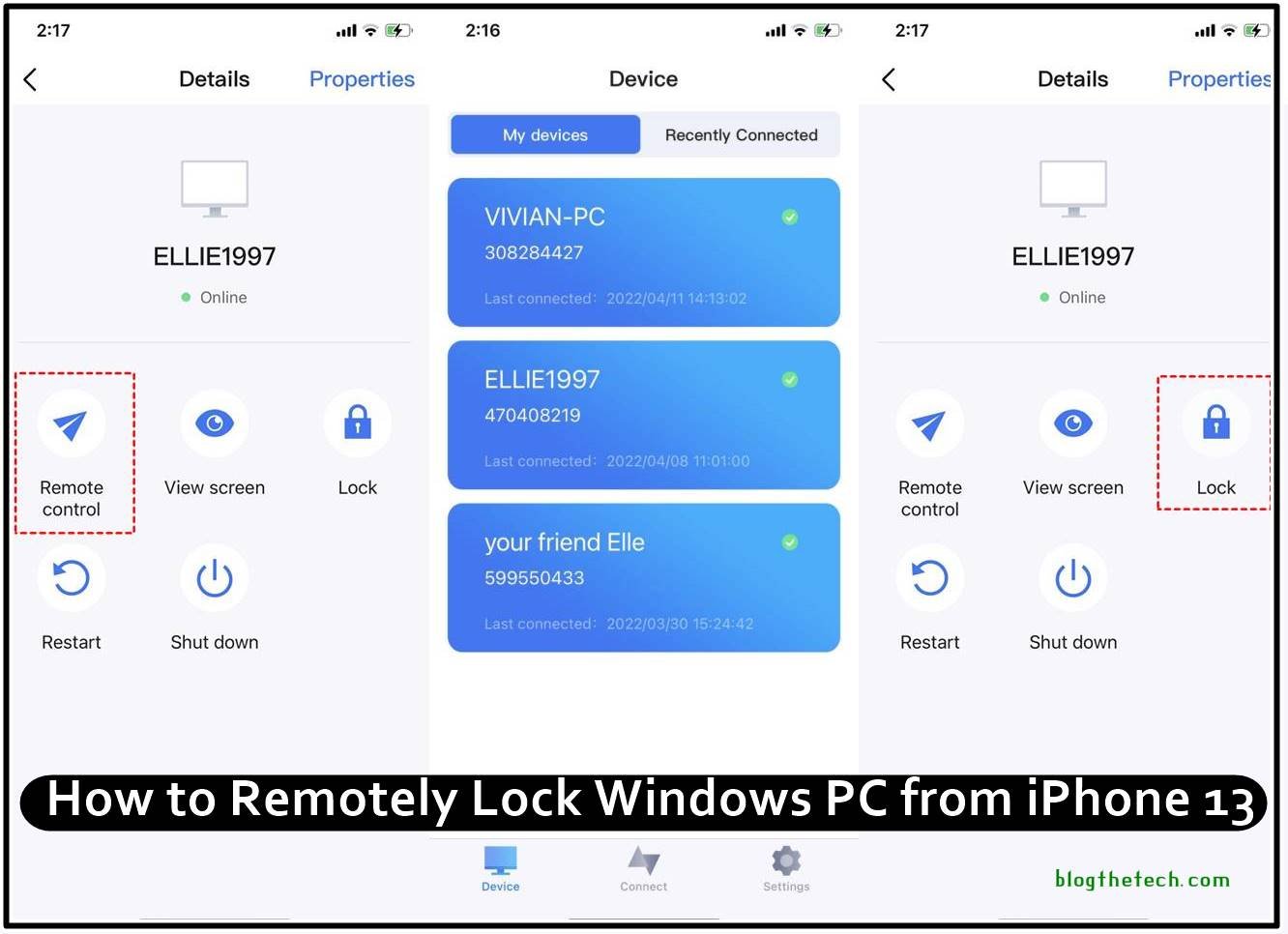 How to Remotely Lock Windows PC from iPhone 13