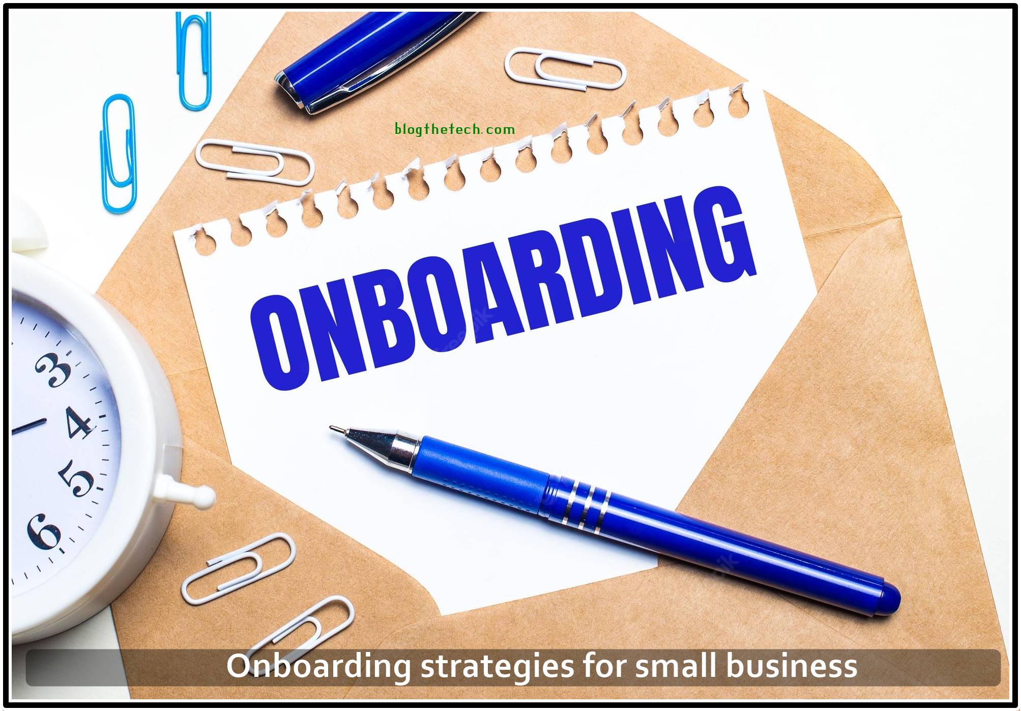 Onboarding strategies for small business
