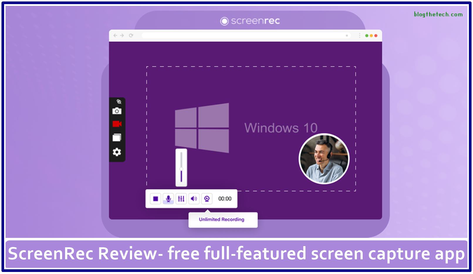 ScreenRec Review free full featured screen capture app