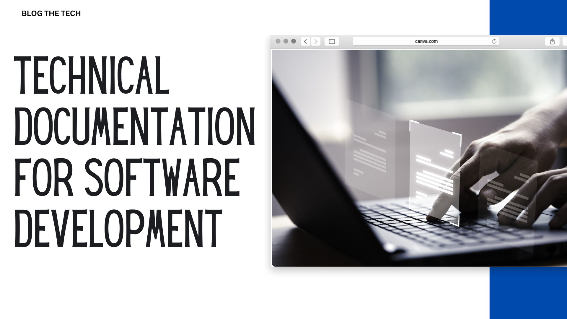 Technical documentation for software development