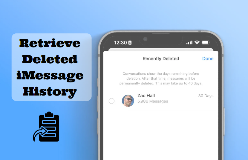 How to Find iMessages History and Retrieve Deleted iMessage on iPhone