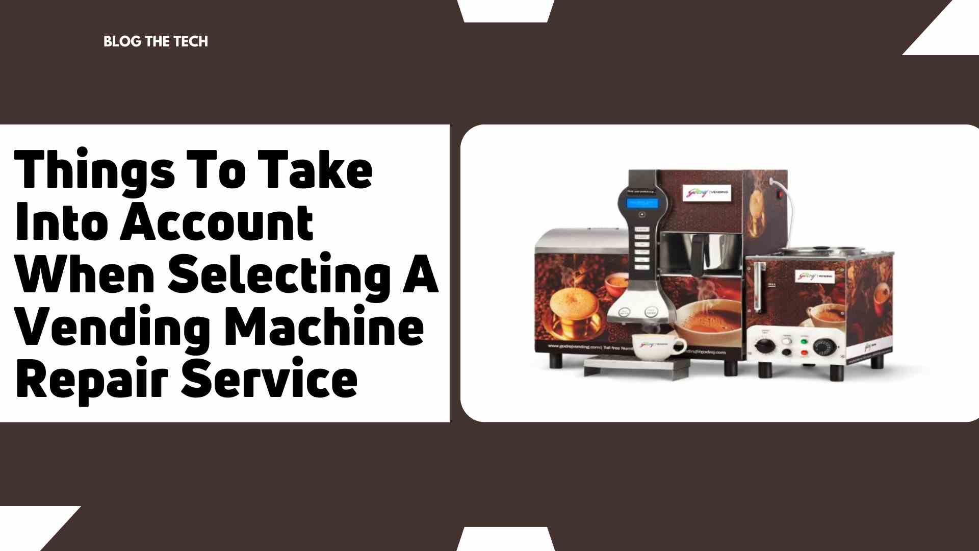 Things To Take Into Account When Selecting A Vending Machine Repair Service