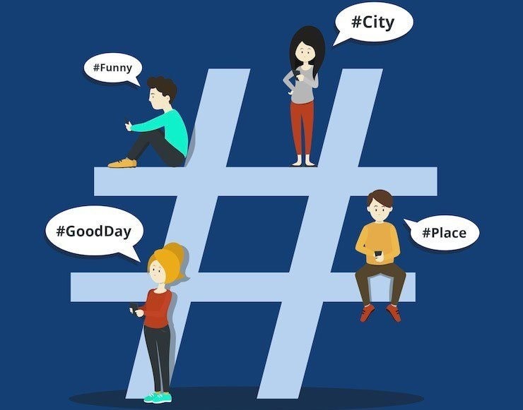 hashtag in online marketing