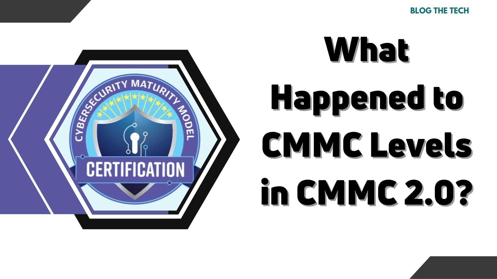 What Happened to CMMC Levels in CMMC 2.0?