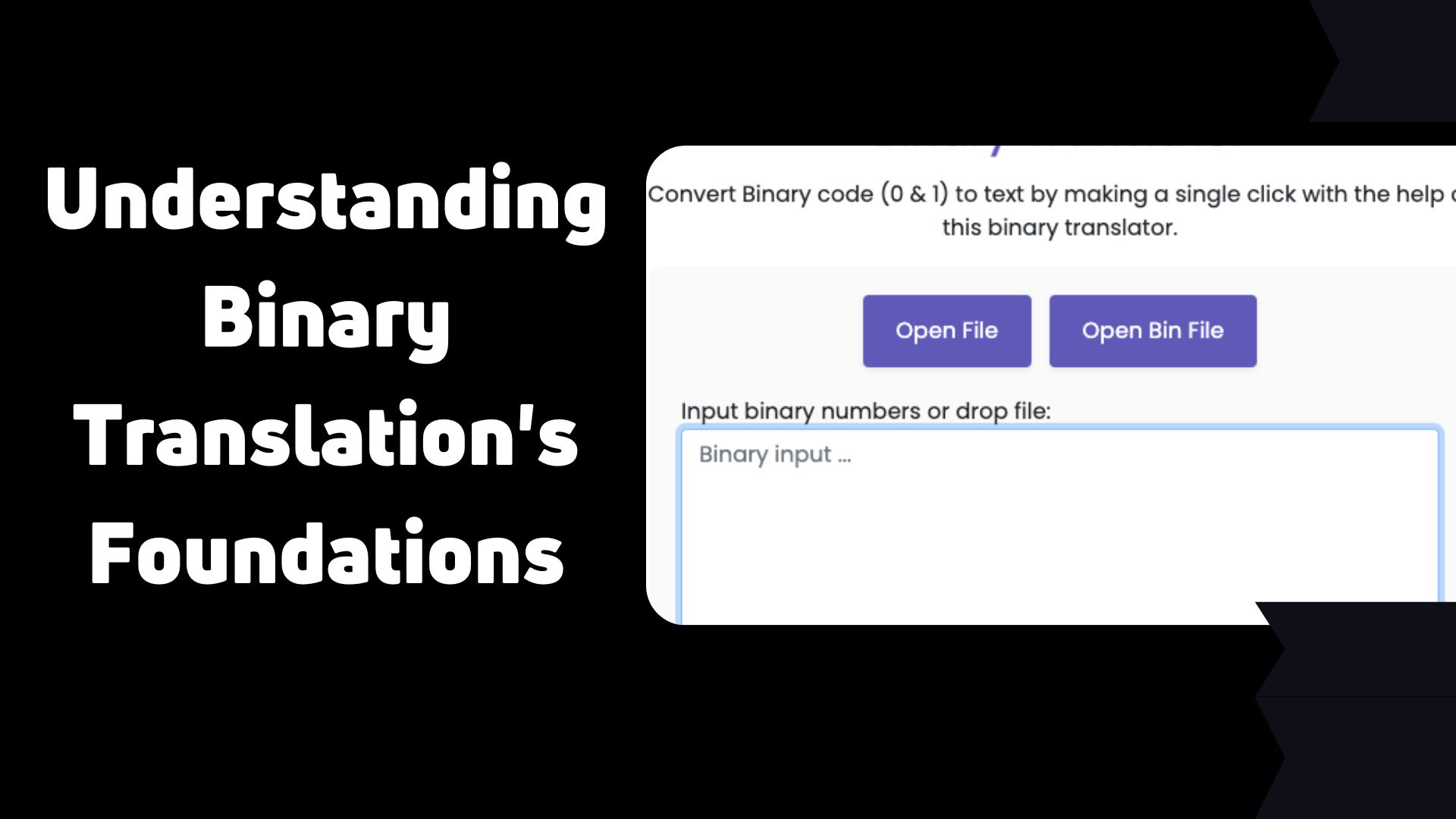 Understanding Binary Translation's Foundations